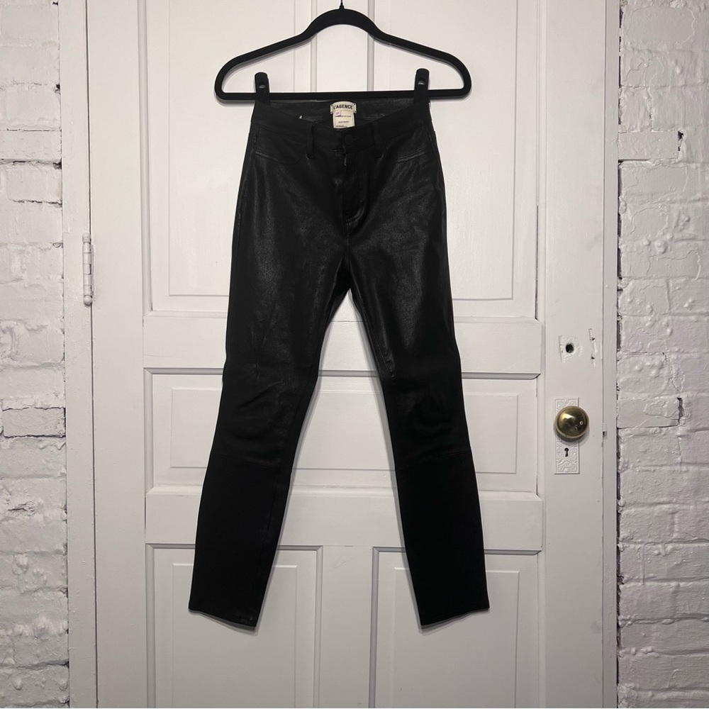 L’Agence Leather Pants